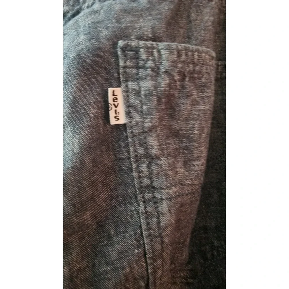 Gray Levi Pants Men's size 34 Men's straight leg Levi's jeans Levi's linen  A3